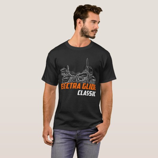 Harley-Davidson FLHC 80 Electra Glide Classic 1979 T-shirt (Voorkant volledig)