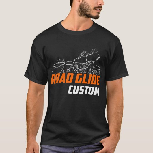 Harley-Davidson Road Glide Custom FLTRX 2015-2016 T-shirt (Voorkant)
