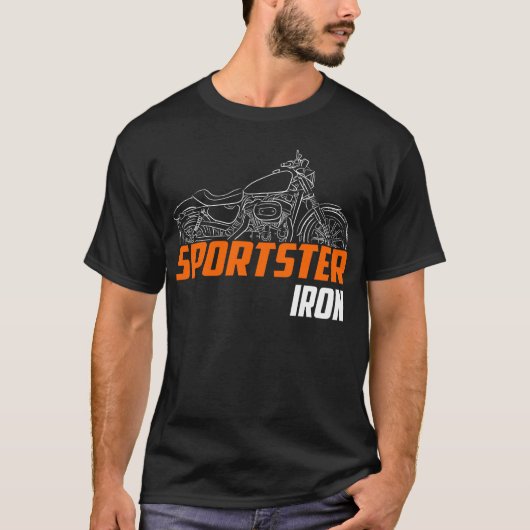 Harley-Davidson Sportster XL 883N Iron 2009-2015 T-shirt (Voorkant)