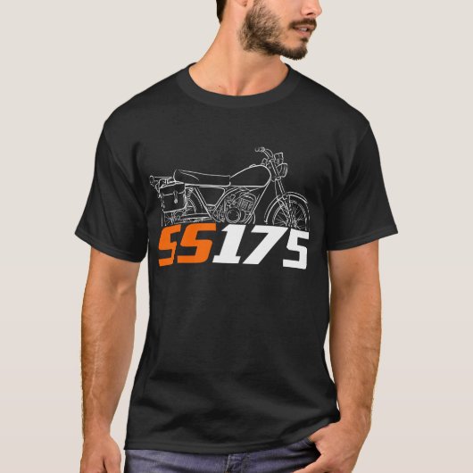 Harley-Davidson SS 175 1976-1977 T-shirt (Voorkant)