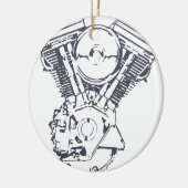 Harley Evolution V-Twin Keramisch Ornament (Links)