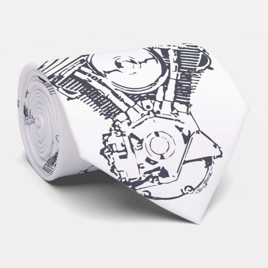 Harley Evolution V-Twin Stropdas (Opgerold)