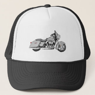 Harley FLHX Street Glide Hand Painted Art Brush Trucker Pet