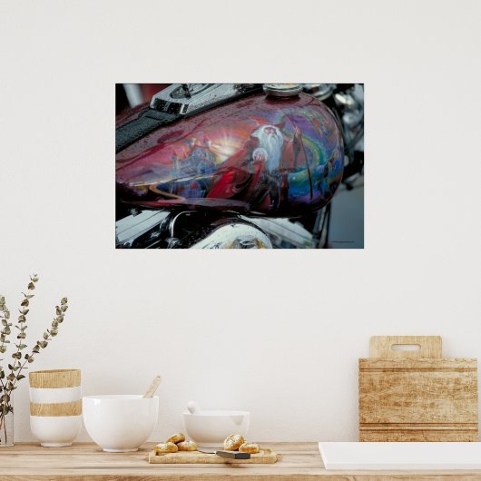 Harley Fuel Tank - S.D. Poster (Keuken)