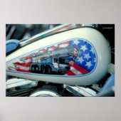 Harley Fuel Tank - S.D. Poster (Voorkant)