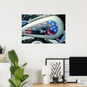 Harley Fuel Tank - S.D. Poster (Thuiskantoor)