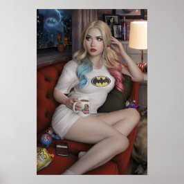 Harley het slechte meisje poster