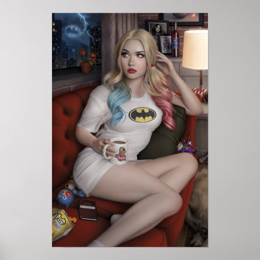 Harley het slechte meisje poster (Voorkant)