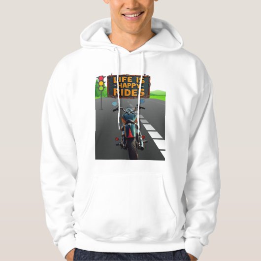Harley Highway Happy Rides T-shirt (Voorkant)