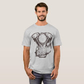 Harley Knucklehead T-shirt (Voorkant volledig)
