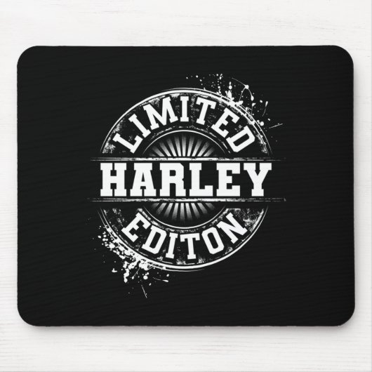 Harley Leugeneditie Grappige Gepersonaliseerde Naa Muismat (Voorkant)