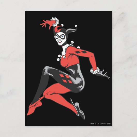 Harley Quinn 1 Briefkaart (Voorkant)