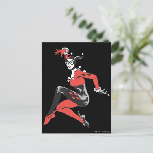 Harley Quinn 1 Briefkaart (Staand voorkant)