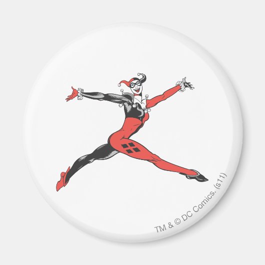 Harley Quinn 3 Magneet (Voorkant)
