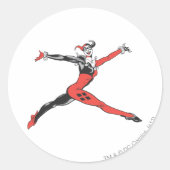 Harley Quinn 3 Ronde Sticker (Voorkant)