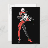 Harley Quinn 4 Briefkaart (Voorkant / Achterkant)