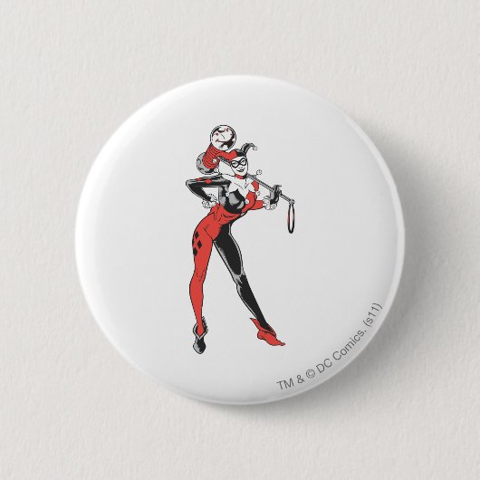 Harley Quinn 4 Ronde Button 5,7 Cm (Voorkant)