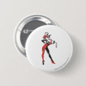 Harley Quinn 4 Ronde Button 5,7 Cm (Voorkant /achterkant)