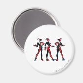 Harley Quinn - All Sides Magneet (Voorkant / Achterkant)