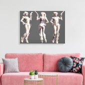 Harley Quinn Alternate 2 Canvas Afdruk (Insitu (Woonkamer))