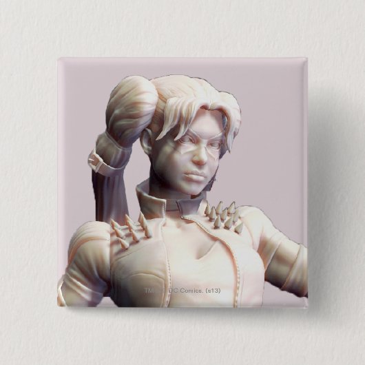 Harley Quinn Alternate 2 Vierkante Button 5,1 Cm (Voorkant)