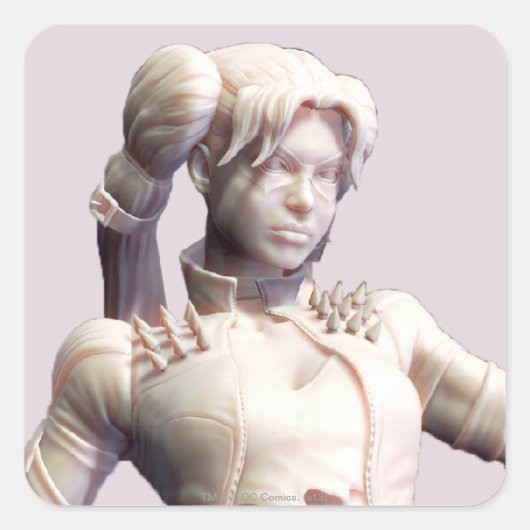 Harley Quinn Alternate 2 Vierkante Sticker (Voorkant)