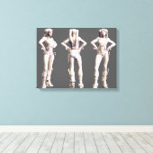 Harley Quinn Alternate Turnround Canvas Afdruk (Insitu (Houten vloer))