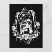 Harley Quinn Badge Briefkaart (Voorkant)