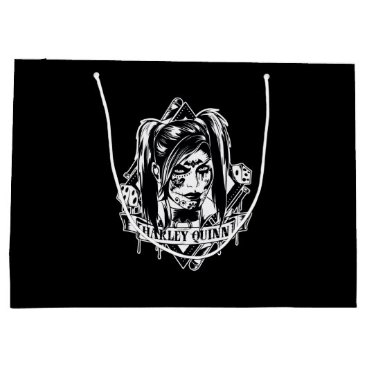 Harley Quinn Badge Large Cadeautasje (Achterkant)