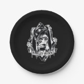 Harley Quinn Badge Papieren Bordje (Voorkant)