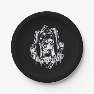 Harley Quinn Badge Papieren Bordje