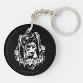 Harley Quinn Badge Sleutelhanger (Achterkant)