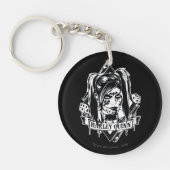 Harley Quinn Badge Sleutelhanger (Voorkant)
