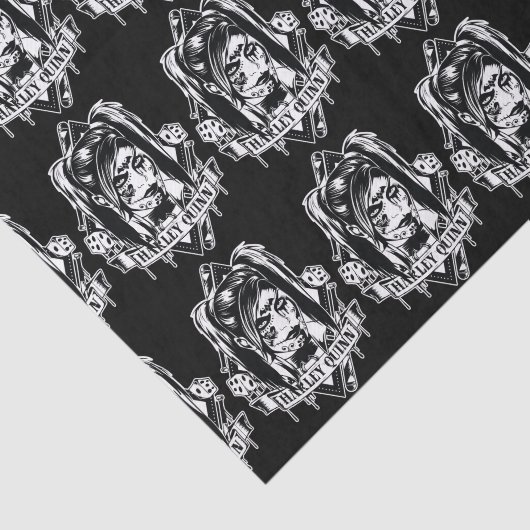 Harley Quinn Badge Tissuepapier (Detail)