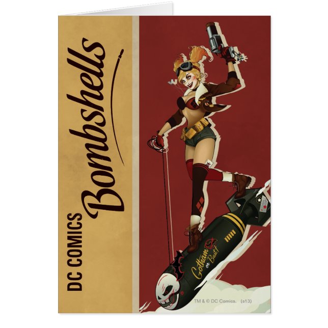 Harley Quinn Bombshells Pinup (Voorkant)
