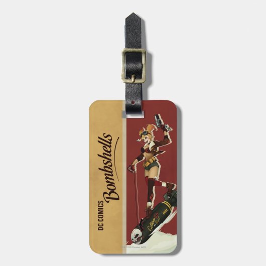 Harley Quinn Bombshells Pinup Bagagelabel (Voorkant verticaal)