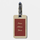 Harley Quinn Bombshells Pinup Bagagelabel (Achterkant verticaal)