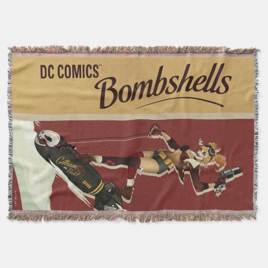 Harley Quinn Bombshells Pinup Deken (Voorkant)