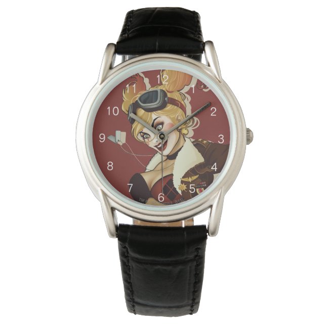 Harley Quinn Bombshells Pinup Horloge (Voorkant)