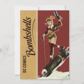 Harley Quinn Bombshells Pinup Kaart (Voorkant)