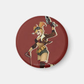 Harley Quinn Bombshells Pinup Magneet (Voorkant)