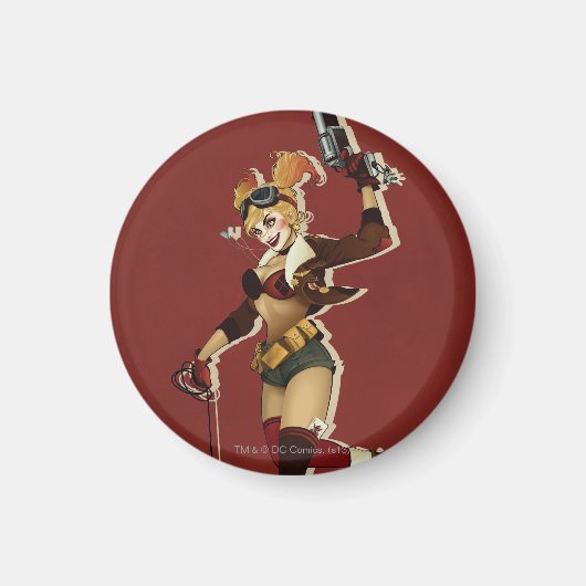 Harley Quinn Bombshells Pinup Magneet (Voorkant)