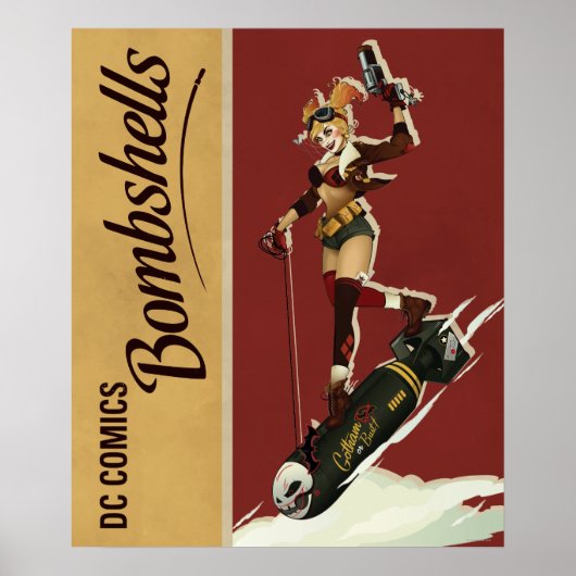 Harley Quinn Bombshells Pinup Poster (Voorkant)