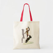 Harley Quinn Bombshells Pinup Tote Bag (Voorkant)
