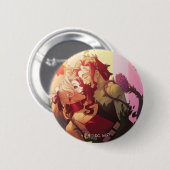 Harley Quinn en Poison Ivy Pride Comic Hoesje Ronde Button 5,7 Cm (Voorkant /achterkant)