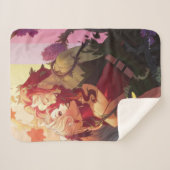 Harley Quinn en Poison Ivy Pride Comic Hoesje Sherpa Deken (Voorkant (horizontaal))