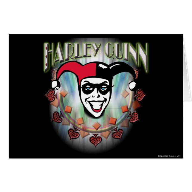 Harley Quinn - Face en Logo (Voorkant Horizontaal)