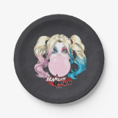 Harley Quinn Girls Chalkboard Birthday Papieren Bordje (Voorkant)
