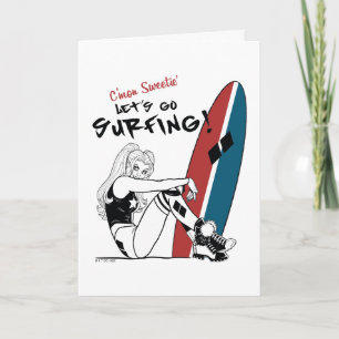 Harley Quinn - Laten we gaan surfen Kaart