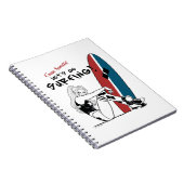 Harley Quinn - Laten we gaan surfen Notitieboek (Rechterzijde)